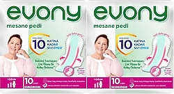 Evony Yoğun 10'lu 2 Adet Günlük Mesane Pedi