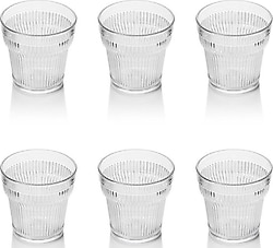 EW's Kitchenware Barok Akrilik 6'lı Kısa Bardak