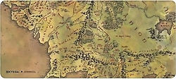 Exvega Lord Of The Rings Middle Earth Map XXL Mouse Pad