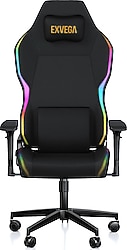Exvega Lunar Active Hoparlörlü Masajlı RGB Gold Kumaş Oyuncu Koltuğu