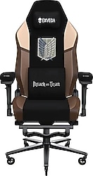 Exvega Pandora Pro Attack on Titan Ayak Uzatmalı Masajlı Oyuncu Koltuğu