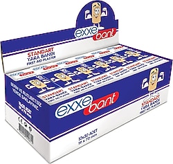 Exxe Standart 19x72 mm 10'luk 30 Kutu Yara Bandı