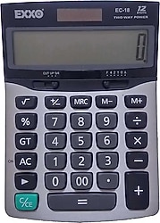 Exxo EC-18 12 Haneli Hesap Makinesi