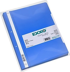 Exxo Mavi 50'li A4 Telli Dosya