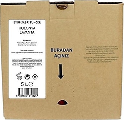 Eyüp Sabri Tuncer Lavanta Bag in Box Kolonya 5 lt