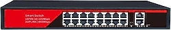 Ezcool EZ-16PSF 18 Port 10/100/1000 Mbps Gigabit PoE Switch