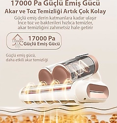 Ezere DustAway Şarjlı El Süpürgesi