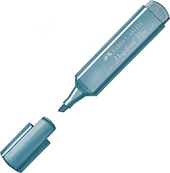 Faber-Castell 1546 Metalik Fosforlu Kalem Mavi