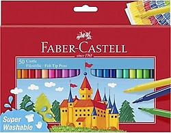 Faber-Castell 50 Renk Keçeli Kalem