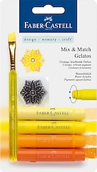 Faber-Castell Gelato Sarı Tonlar 4'lü Mum Boya