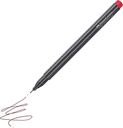 Faber-Castell Grip Finepen 0.4 mm Kırmızı Keçeli Kalem