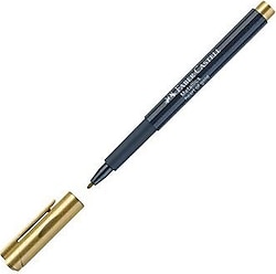 Faber-Castell Metalik Altın Marker Kalem