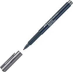 Faber-Castell Metalik Antrasit Marker Kalem