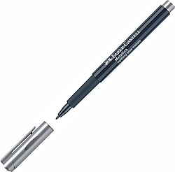 Faber-Castell Metalik Gümüş Marker Kalem