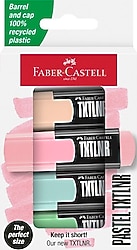 Faber-Castell Mini 154214 Pastel 4'lü Fosforlu Kalem