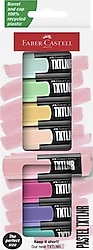 Faber-Castell Mini 154218 Pastel 8'li Fosforlu Kalem