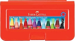 Faber-Castell Plastik Kutulu Altıgen 12'li Pastel Boya