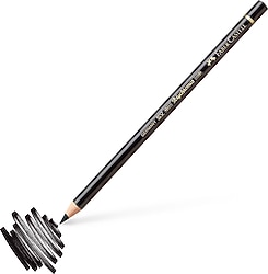Faber-Castell Polychromos 199 Black Kuru Boya Kalemi