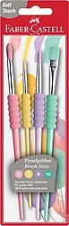 Faber-Castell Soft Touch Pastel 4'lü Fırça Seti