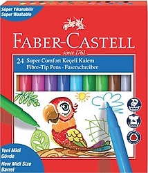 Faber-Castell Süper Comfort 24'lü Keçeli Kalem Seti