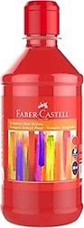 Faber-Castell 500 ml Tempera Okul Boyası Kırmızı