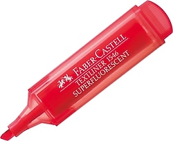 Faber-Castell Textliner 1546 Kırmızı Fosforlu Kalem