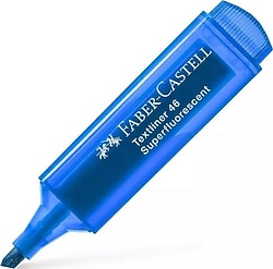 Faber-Castell Textliner 1546 Mavi Fosforlu Kalem