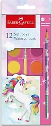 Faber-Castell Unicorn Büyük Boy 12'li Sulu Boya