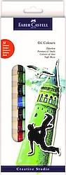 Faber-Castell 12 ml 12 Renk Tüp Yağlı Boya 169502