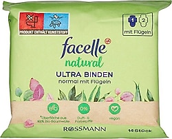 Facelle Natural Ultra Kanatlı Ped 14'lü