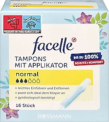 Facelle Normal Aplikatörlü Tampon 16'lı