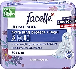 Facelle Ultra Gece Koruma Kanatlı 10'lu Ped