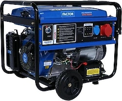 Factor KGL10000CE3 10 kVA İpli/Marşlı Benzinli Jeneratör