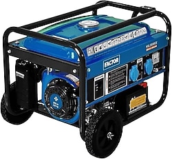 Factor KGL5000CE 4.75 kVA İpli/Marşlı Benzinli Jeneratör