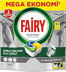 Fairy Platinum Bulaşık Makinesi Tableti 96'lı