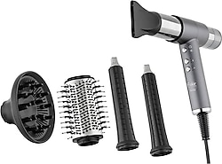 Fakir Airwave 5in1 Silver Saç Şekillendirme Seti