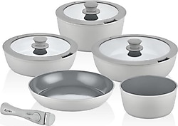 Falez Auris X Large 9 Parça Tencere Seti