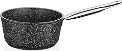 Falez Black Line 16 cm Granit Sütlük
