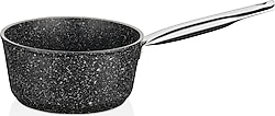 Falez Black Line 18 Cm Granit Sütlük