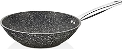 Falez Black Line 28 cm Granit Wok Tava