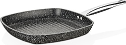 Falez Black Line 28 cm Kare Granit Izgara Tavası