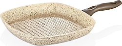 Falez Creamy 28 cm Kare Granit Izgara Tavası