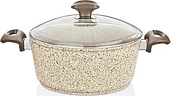 Falez Creamy 32 cm Derin Granit Tencere