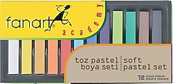 Fanart Academy Soft 12 Renk Toz Pastel Boya