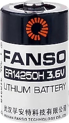 Fanso ER14250H 3.6V Li-SOCI2 Lityum 1/2 AA Kalem Pil