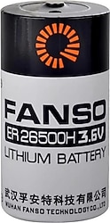 Fanso ER26500H 3.6V Li-SOCI2 Lityum Pil