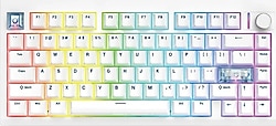 Fantech MAXFIT8 MK921 Beyaz RGB TKL White Switch Kablolu/Kablosuz Mekanik Oyuncu Klavyesi