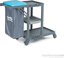 Fantom Procart 310 Aksesuar Takımlı Temizlik Arabası Çöp Bölmeli