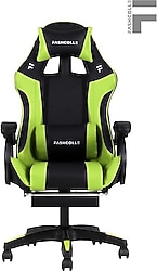 Fashcolle Dynamic Yeşil-Siyah Masajlı Oyuncu Koltuğu