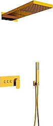 Fause FAU110-G Comfort Ankastre Altın Panel Duş Seti